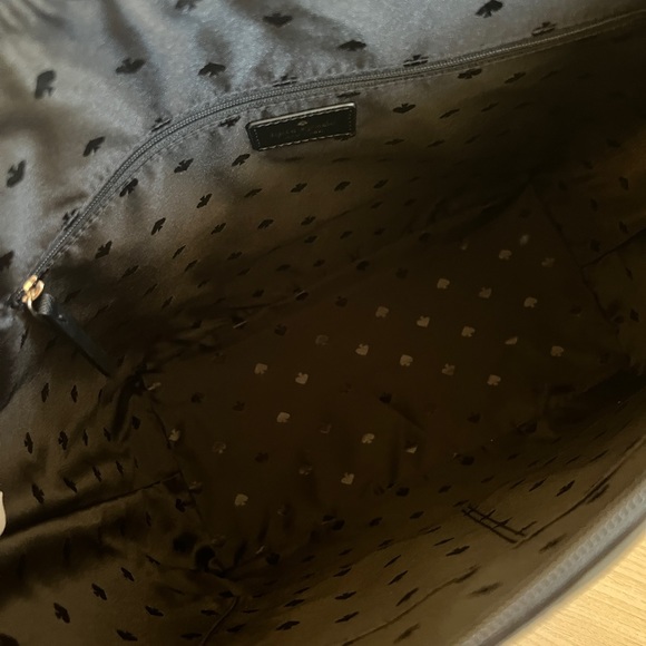 Kate Spade Penny Saffiano leather PVC Glitter Large Tote handbag+Wallet NWT - Picture 7 of 13